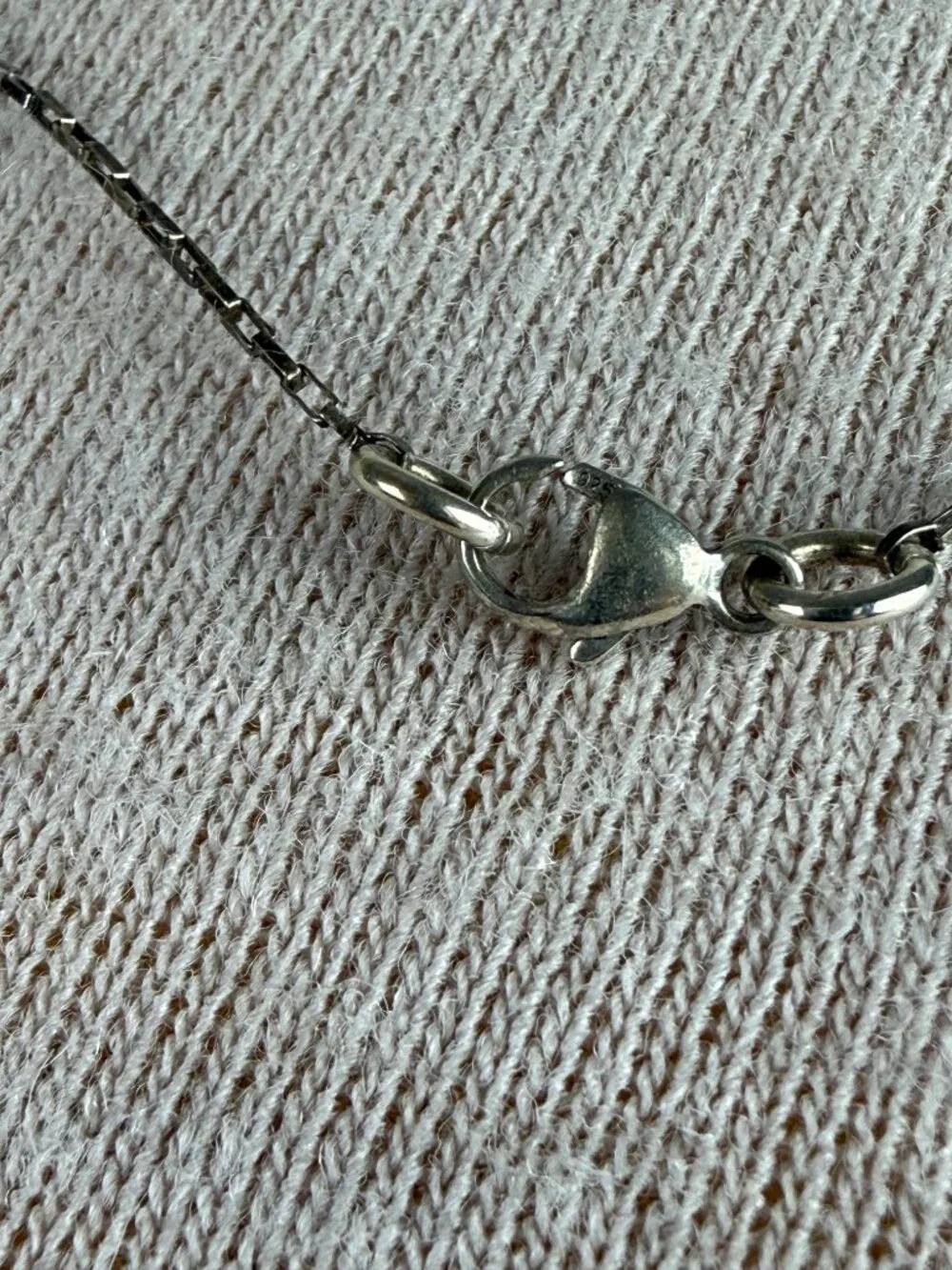 Sterling Silver Open Work Heart Pendant Chain Necklace 20.5